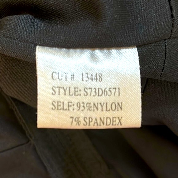 Tadashi black surplice wrap look ruched top - Picture 5 of 6